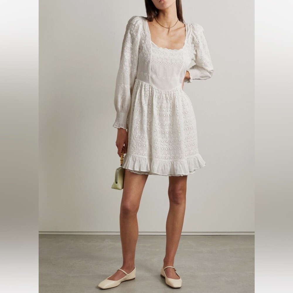 NWT LoveShackFancy White dress